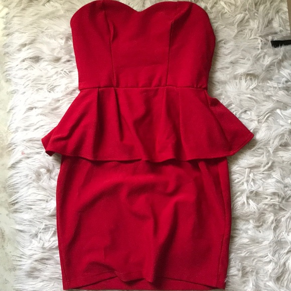 charlotte russe peplum dress
